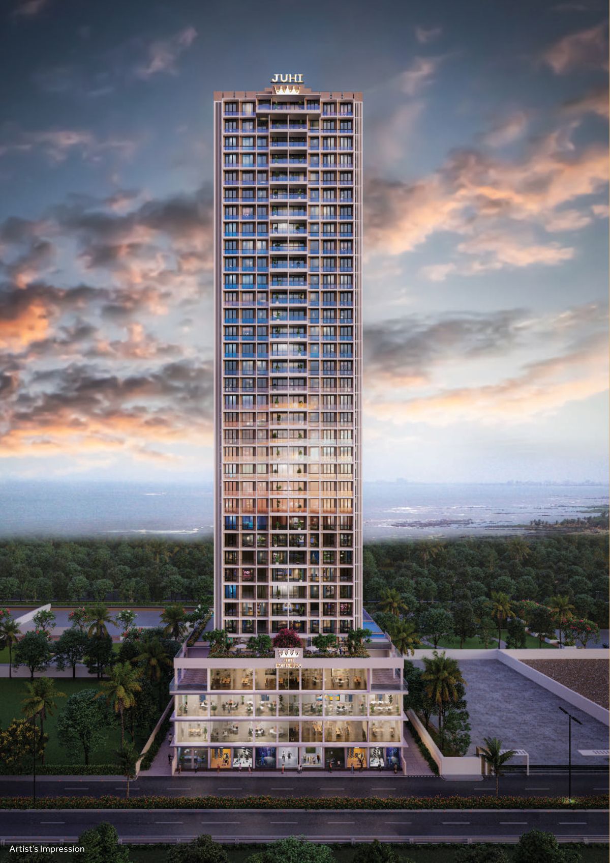 Empressa — G+35 luxury residential tower on Palm Beach Road, Sanpada, Navi Mumbai