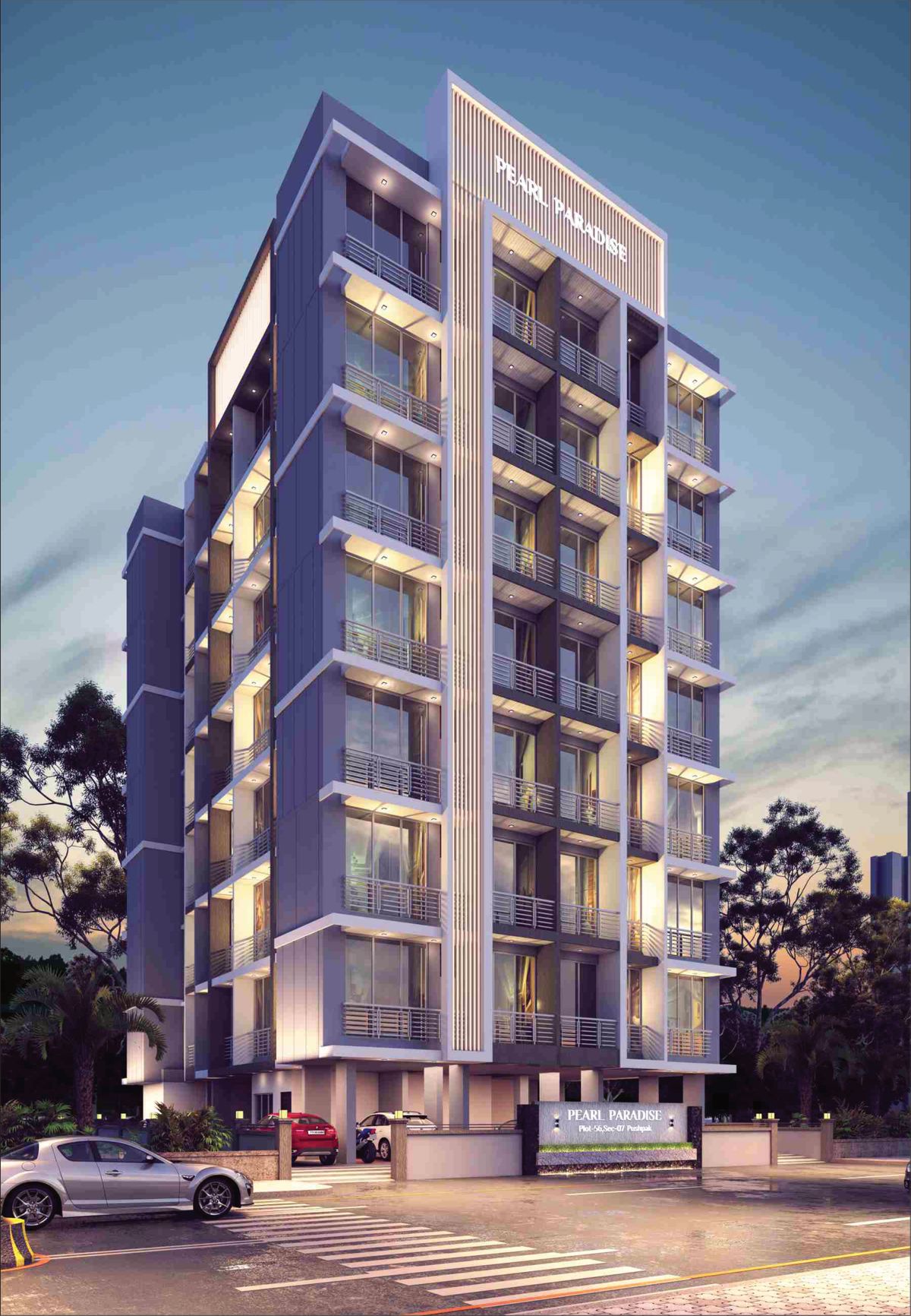 Pearl Paradise — 1 and 2 BHK residential project in Pushpak Nagar near Navi Mumbai International Airport